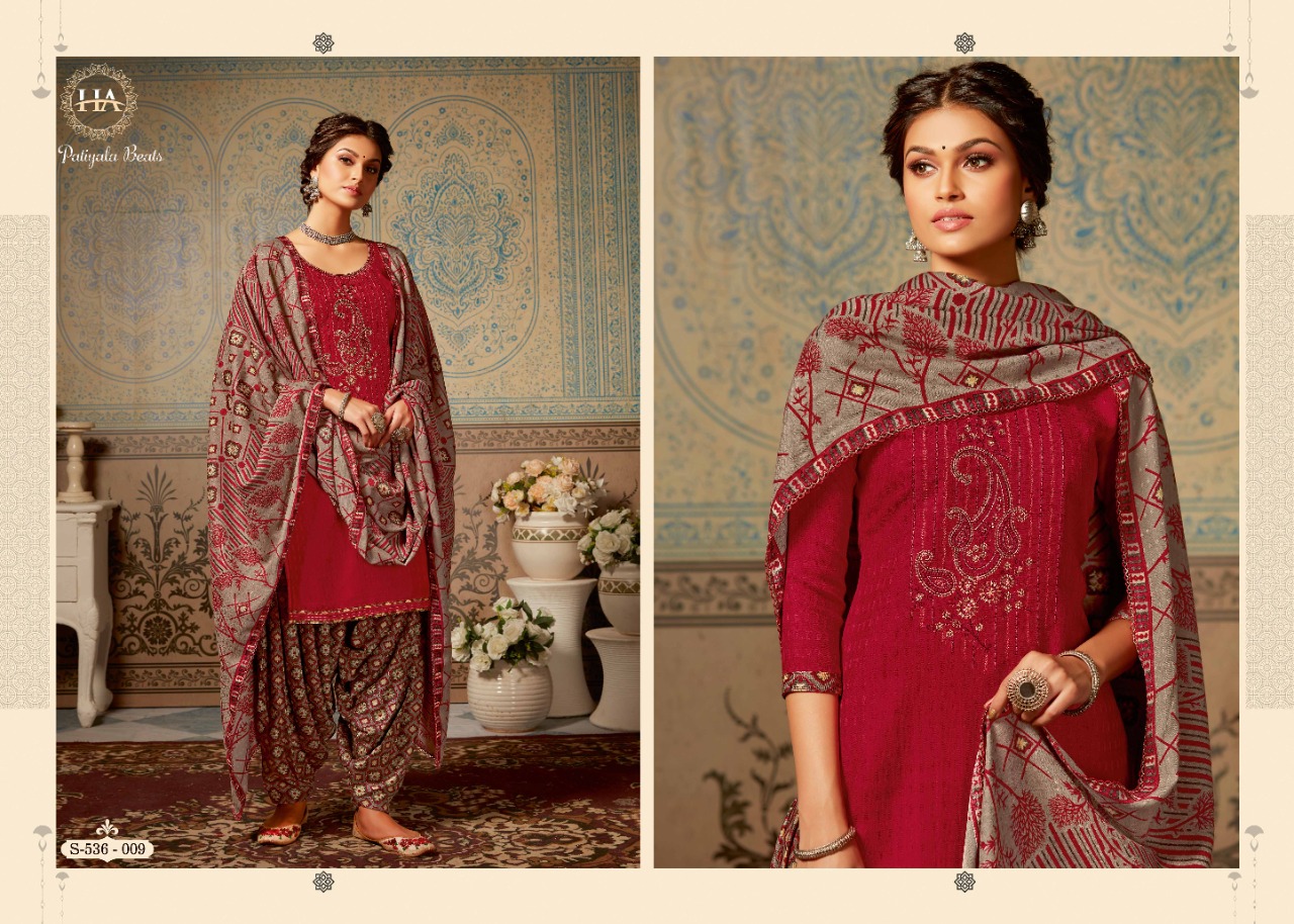 Harshit  Patiyala Beats  Designer Dress Material Catalog