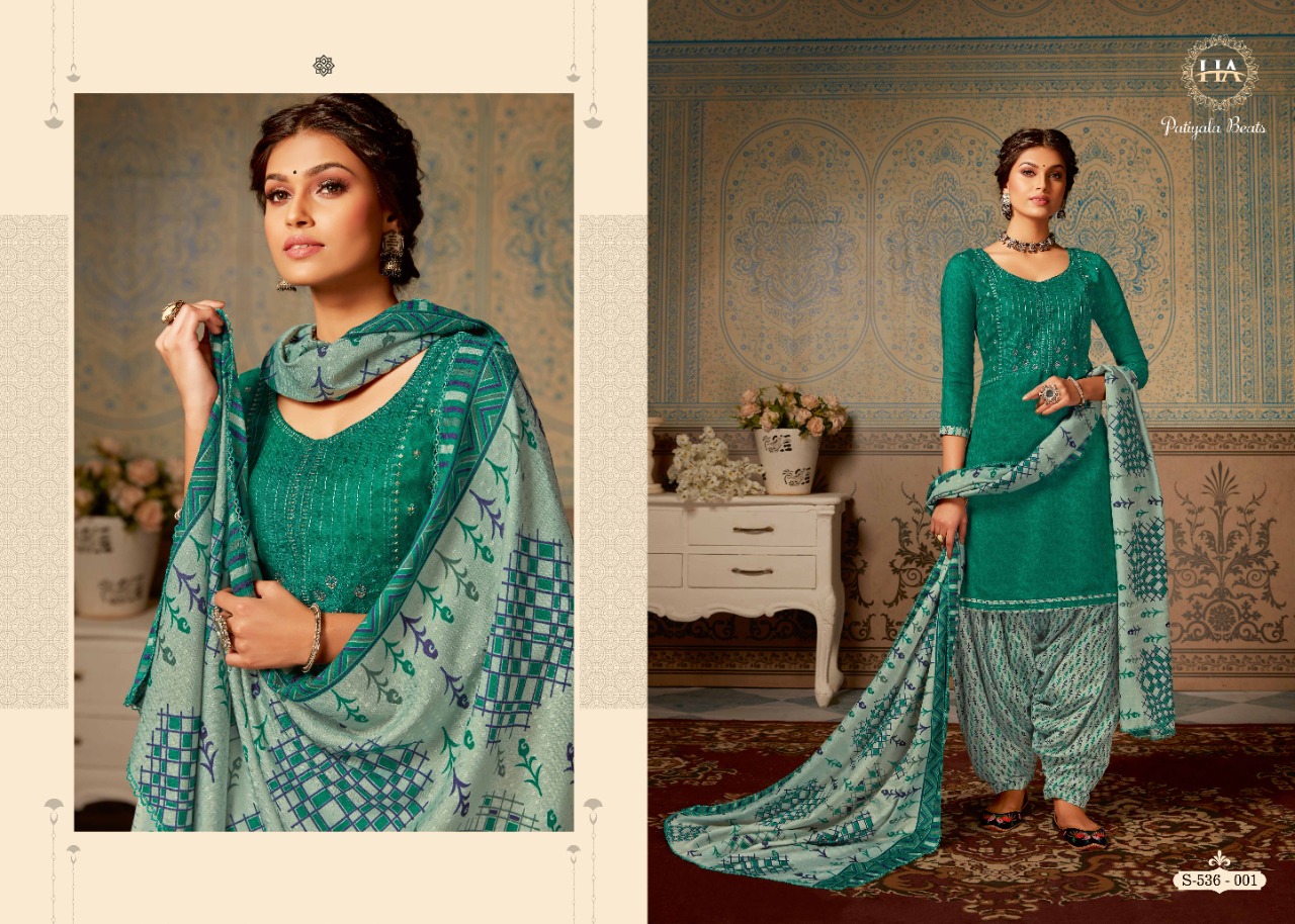Harshit  Patiyala Beats  Designer Dress Material Catalog