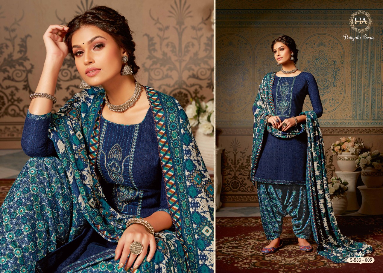Harshit  Patiyala Beats  Designer Dress Material Catalog