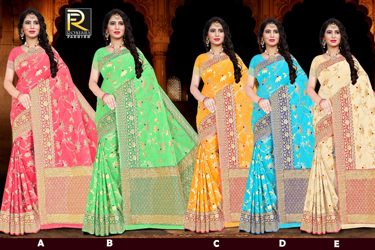 Ranjna Rumali Soft Cotton Formal Wear Saree Collection
