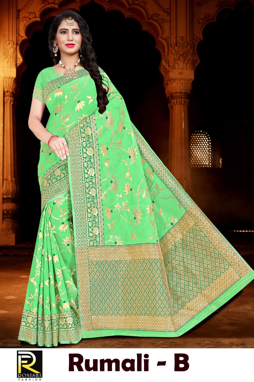 Ranjna Rumali Soft Cotton Formal Wear Saree Collection