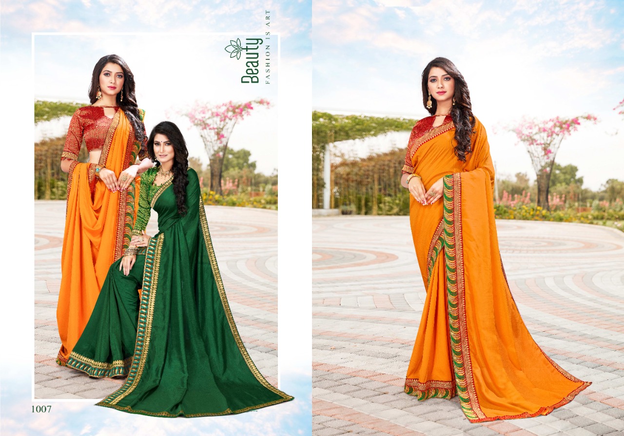 Ranjna Unlimited Fancy Border Blouse Fastive Wear Saree Collection