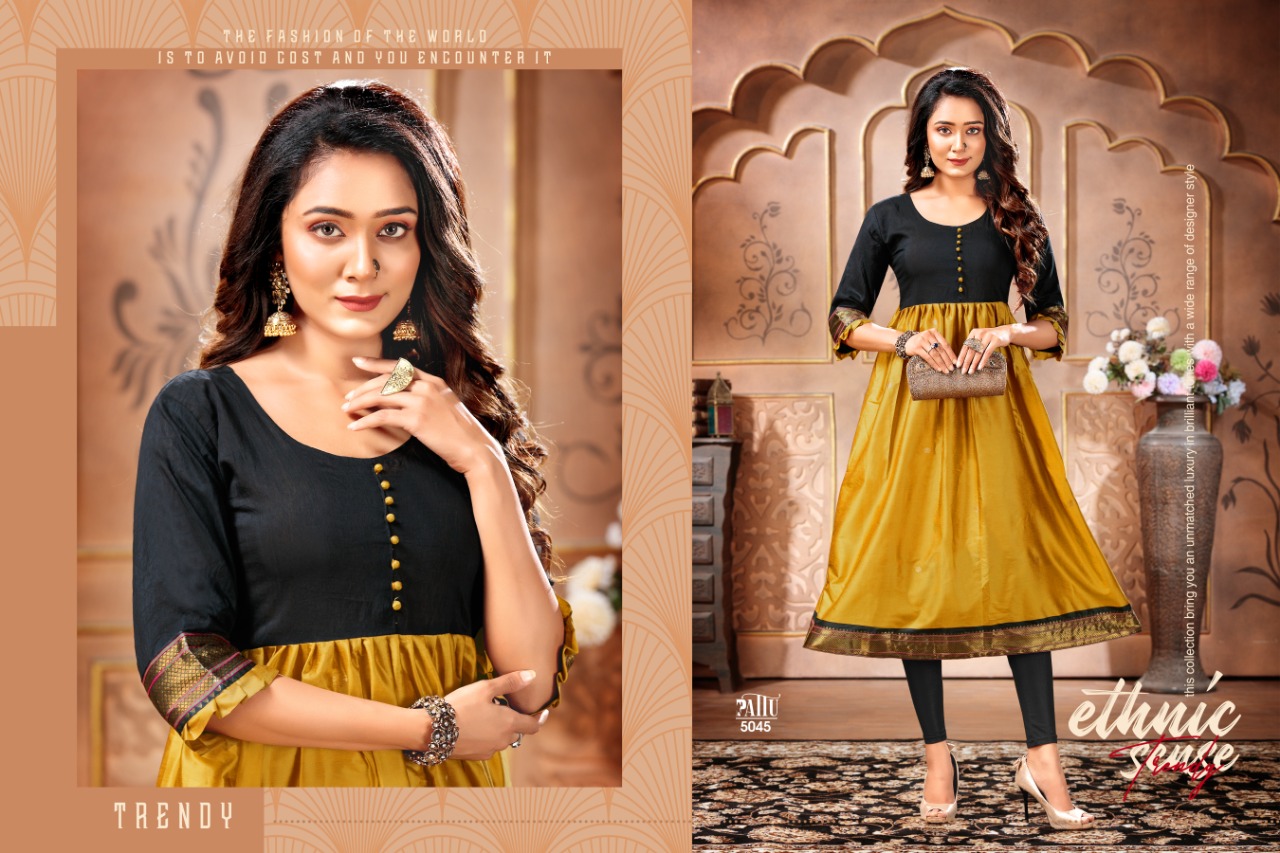 Premnath Pattu Designer Regular Wear Fancy Kurti