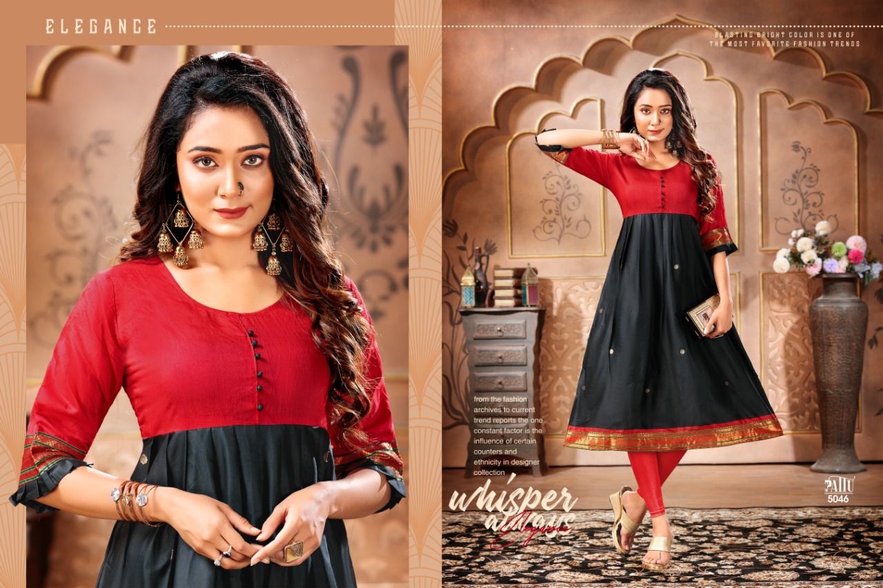 Premnath Pattu Designer Regular Wear Fancy Kurti