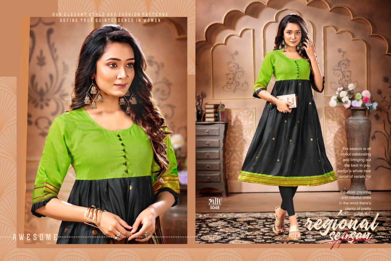 Premnath Pattu Designer Regular Wear Fancy Kurti