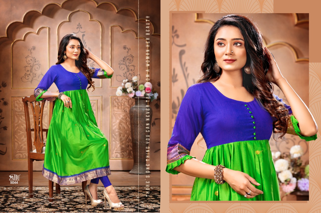 Premnath Pattu Designer Regular Wear Fancy Kurti
