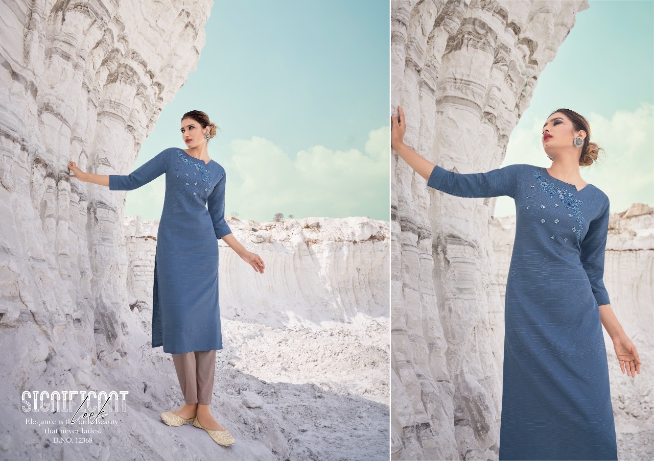 Kalaroop Omega Rayon Designer Kurti Catalog