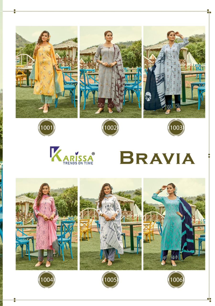 Karissa Bravia Designer Viscose Party Wear Readymade  Kurti Catalog
