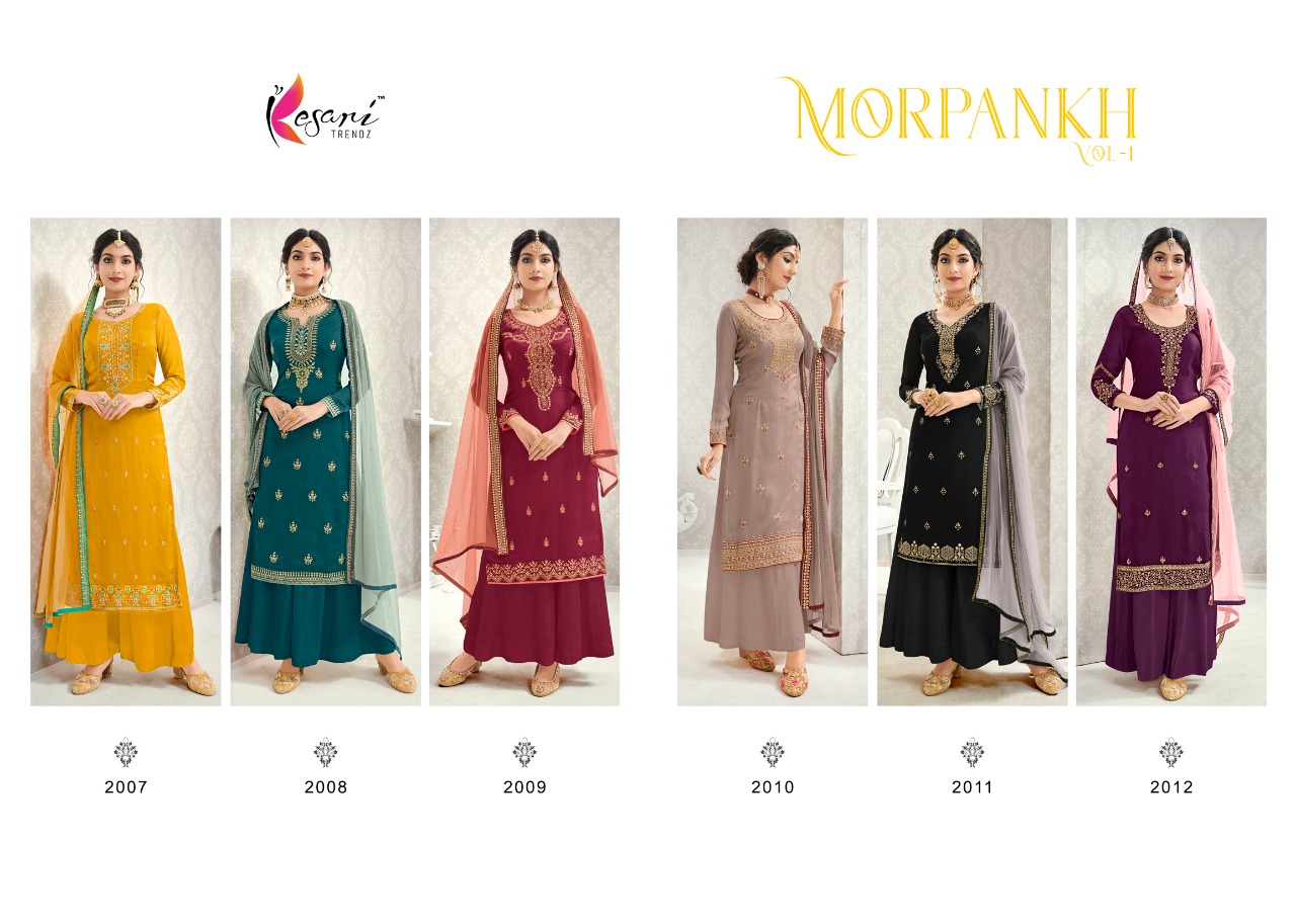 Kesari Morpankh Vol 1 Georgette Designer Salwar Kameez Catalog