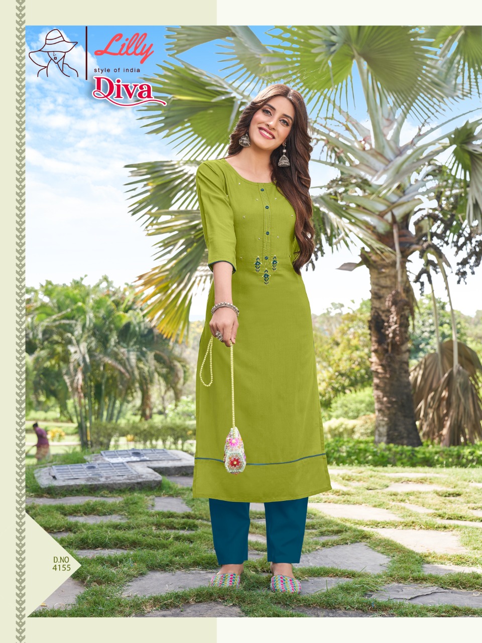 Lilly Diva Rayon Fancy Kurti Catalog