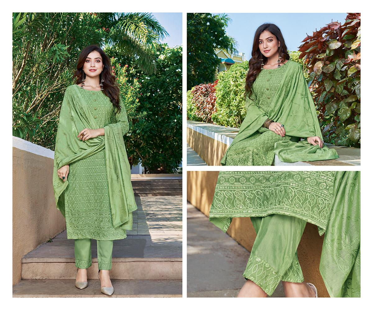 Manas Schiffli Vol  3 Designer Georgette Ready Made Kurti Catalog
