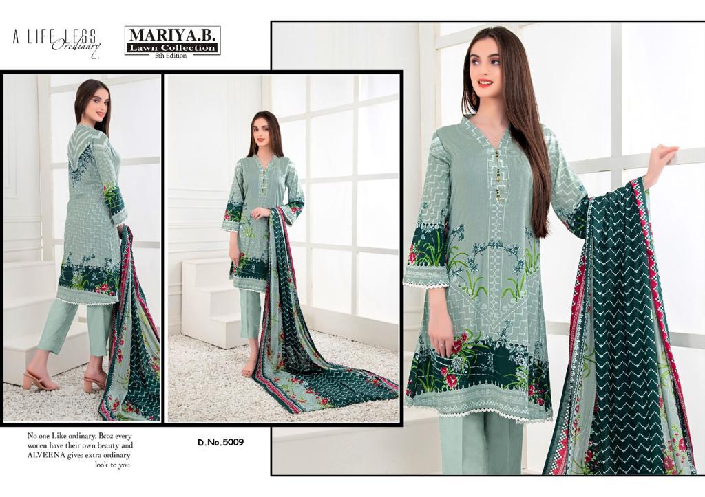 Mariya B Vol  5 Karachi Cotton Dress Material Catalog