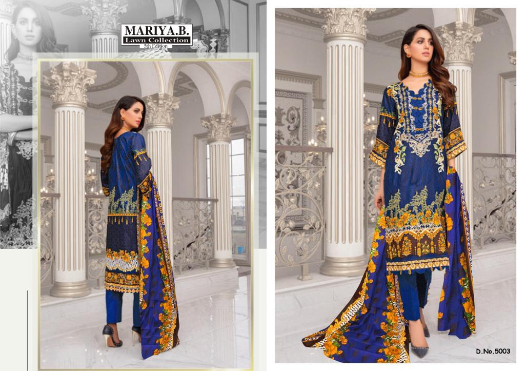 Mariya B Vol  5 Karachi Cotton Dress Material Catalog