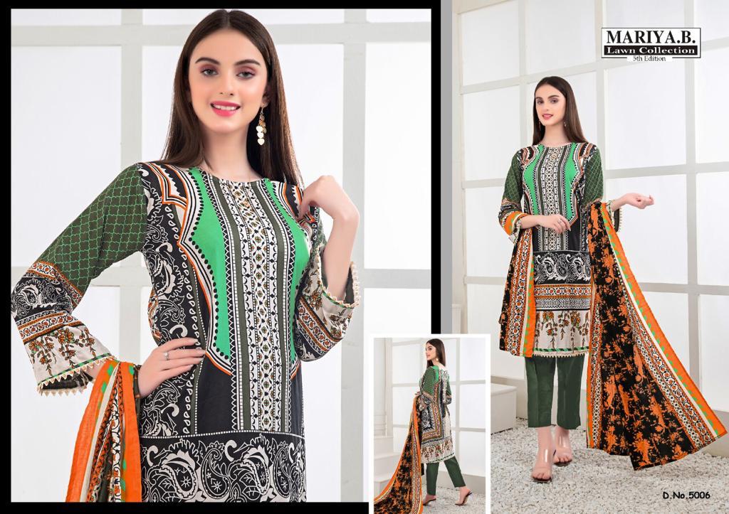 Mariya B Vol  5 Karachi Cotton Dress Material Catalog