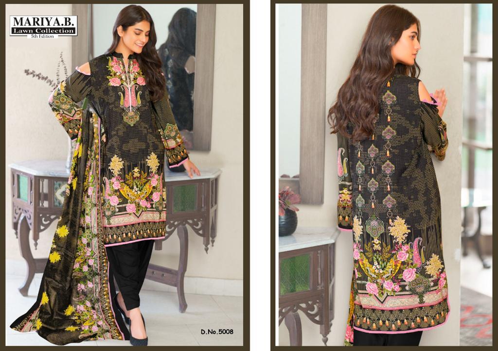 Mariya B Vol  5 Karachi Cotton Dress Material Catalog