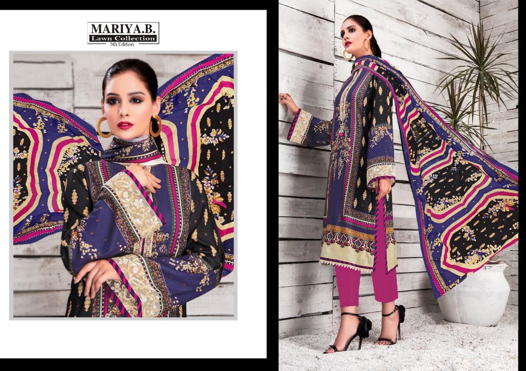 Mariya B Vol  5 Karachi Cotton Dress Material Catalog