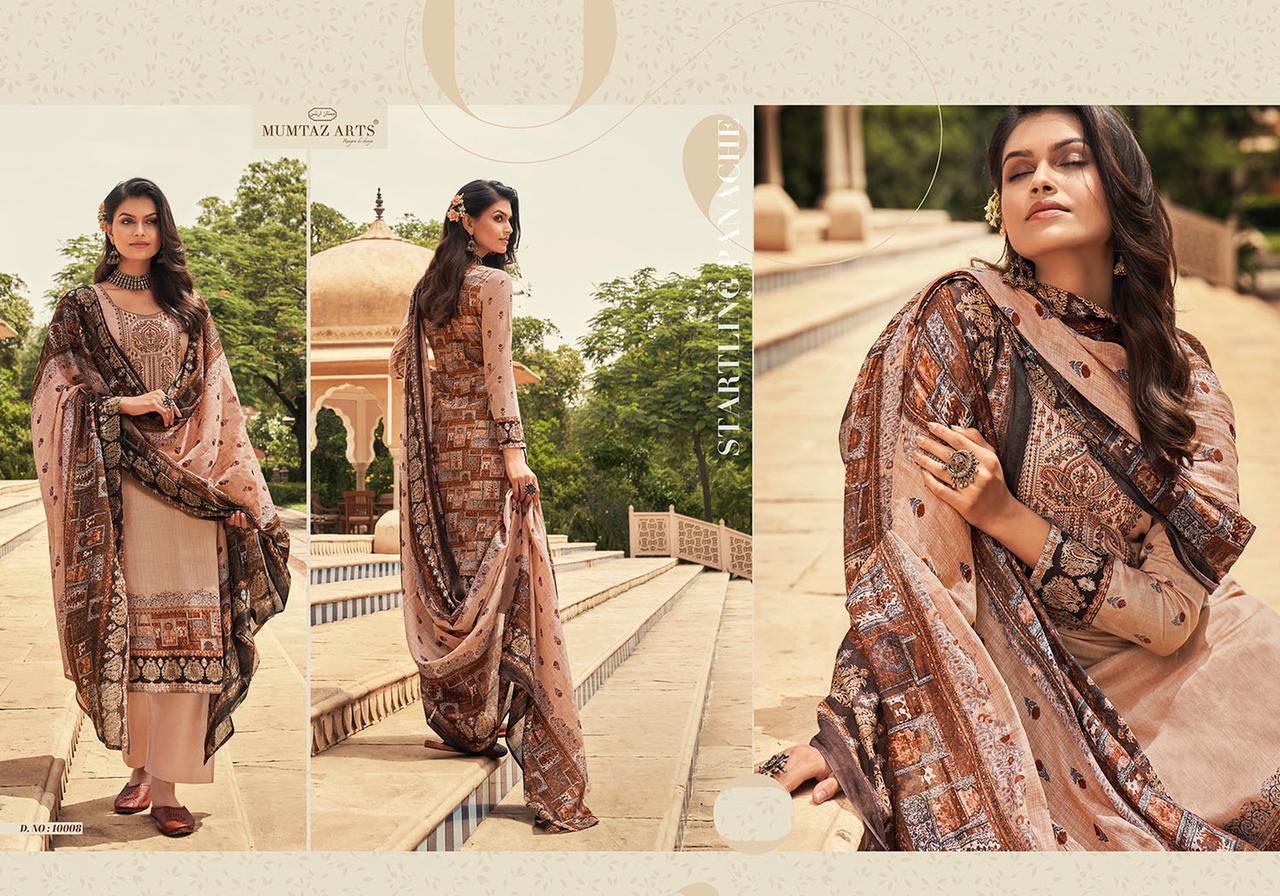 Mumtaz  Arts Megh Malhar Embroidery Designer Dress Material Catalog