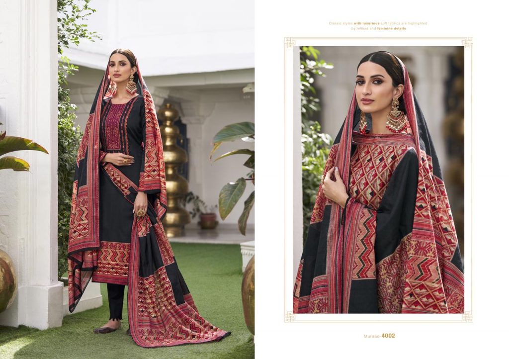 Mumtaz Muraad Hit List Designer Festive Wear Dress Material Catalog