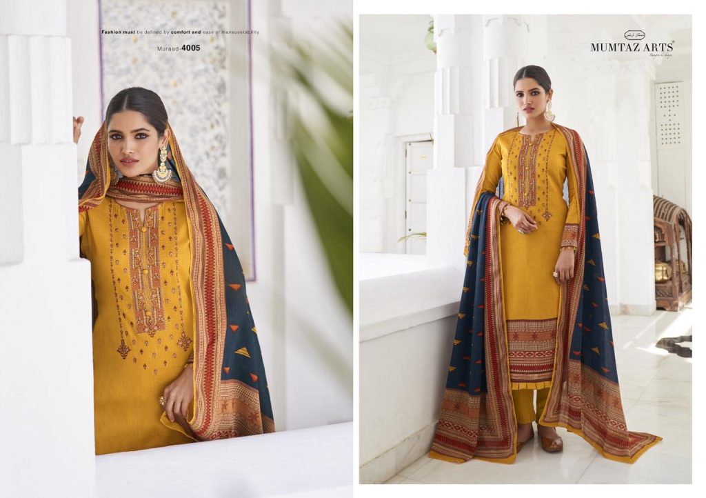 Mumtaz Muraad Hit List Designer Festive Wear Dress Material Catalog