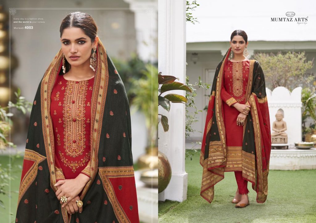 Mumtaz Muraad Hit List Designer Festive Wear Dress Material Catalog