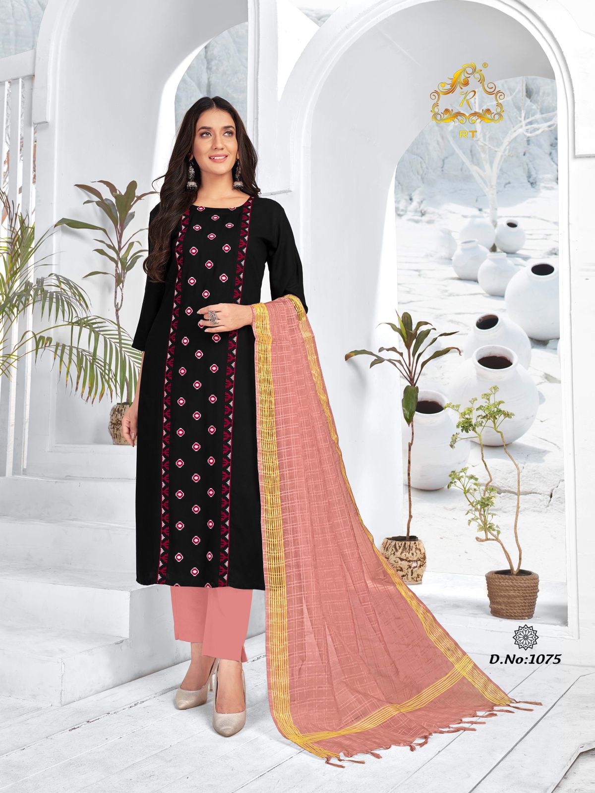 Nari Vol-12 Rijya Trends Kurti With Dupatta