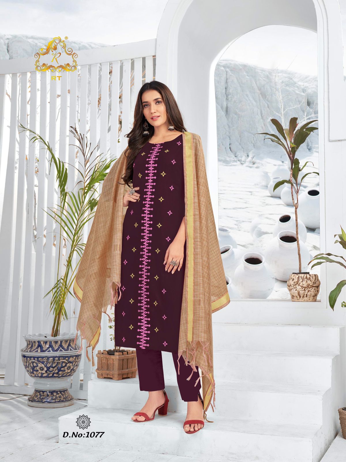 Nari Vol-12 Rijya Trends Kurti With Dupatta