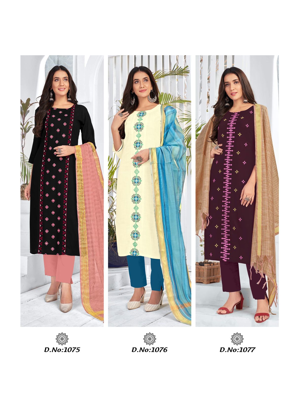 Nari Vol-12 Rijya Trends Kurti With Dupatta