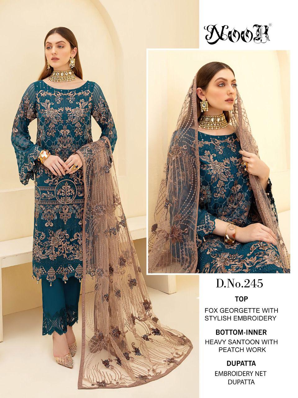 Noor Minhal Vol 2 Heavy Embroidery Pakistani Salwar Suits Collection