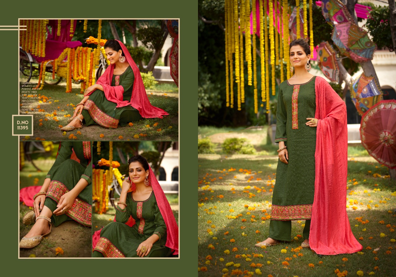 Panch Ratna Aagman Silk Designer Ethnic Wear Salwar Suits Catalog
