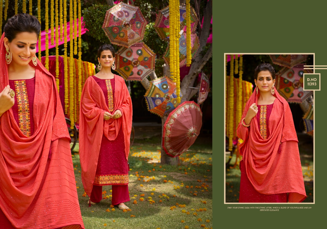 Panch Ratna Aagman Silk Designer Ethnic Wear Salwar Suits Catalog