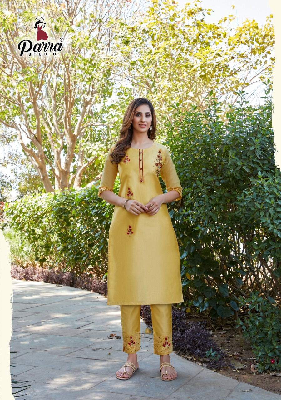 Parra Studio  Albela  Vol 1 Designer Chanderi Kurti With Bottom  Catalog