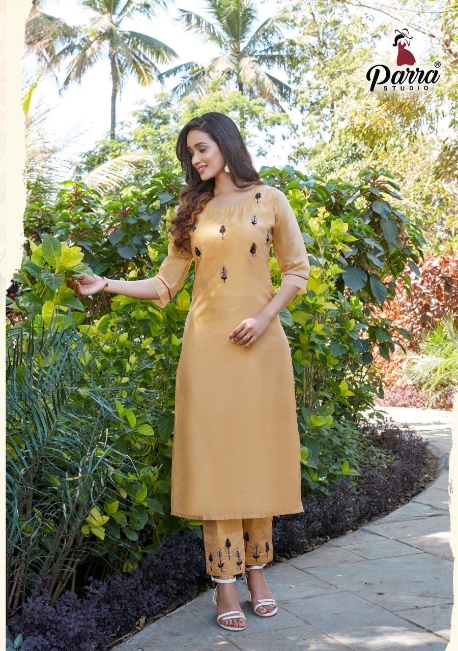 Parra Studio  Albela  Vol 1 Designer Chanderi Kurti With Bottom  Catalog