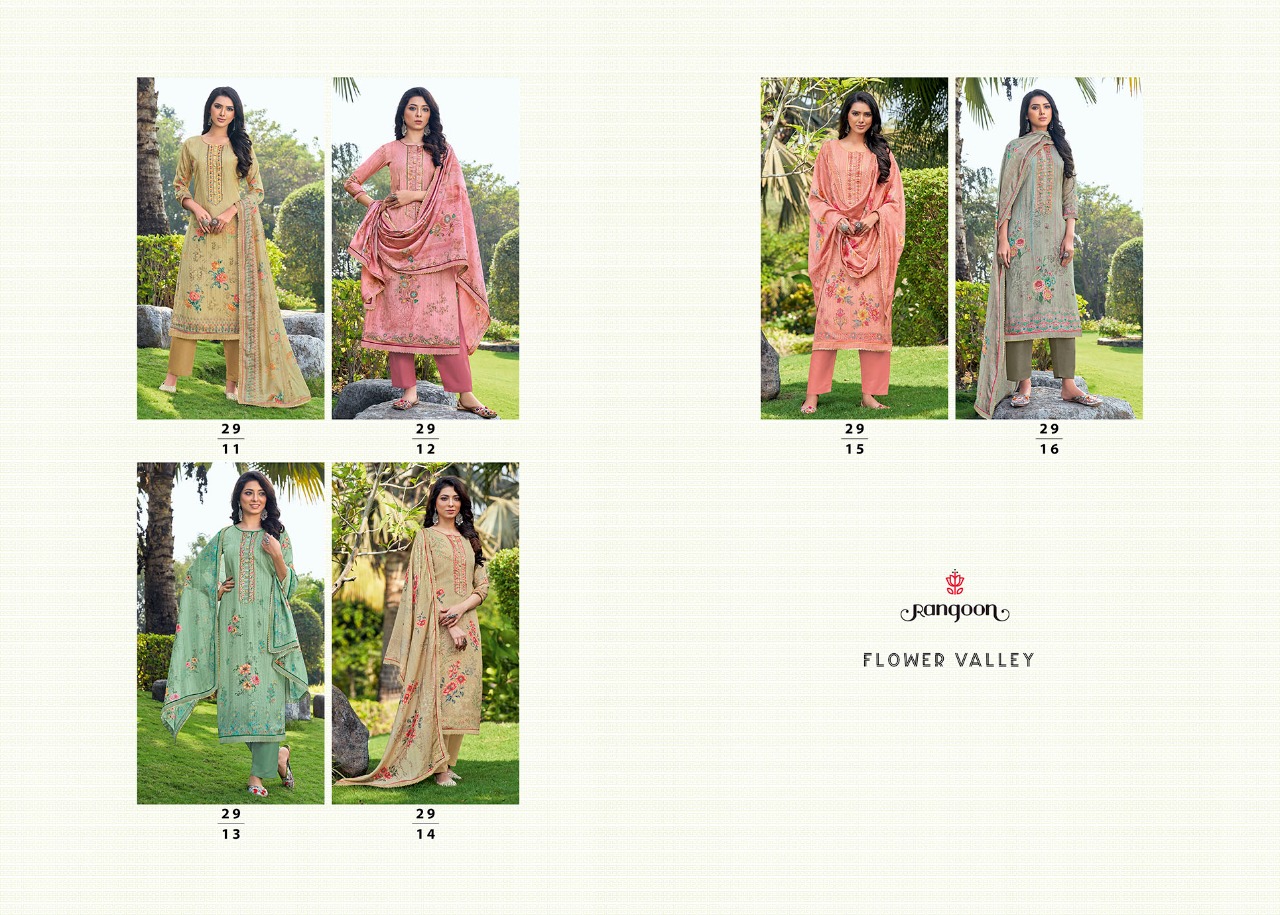 Rangoon Flower Valley Designer Festive Wear Ready Made Catalog