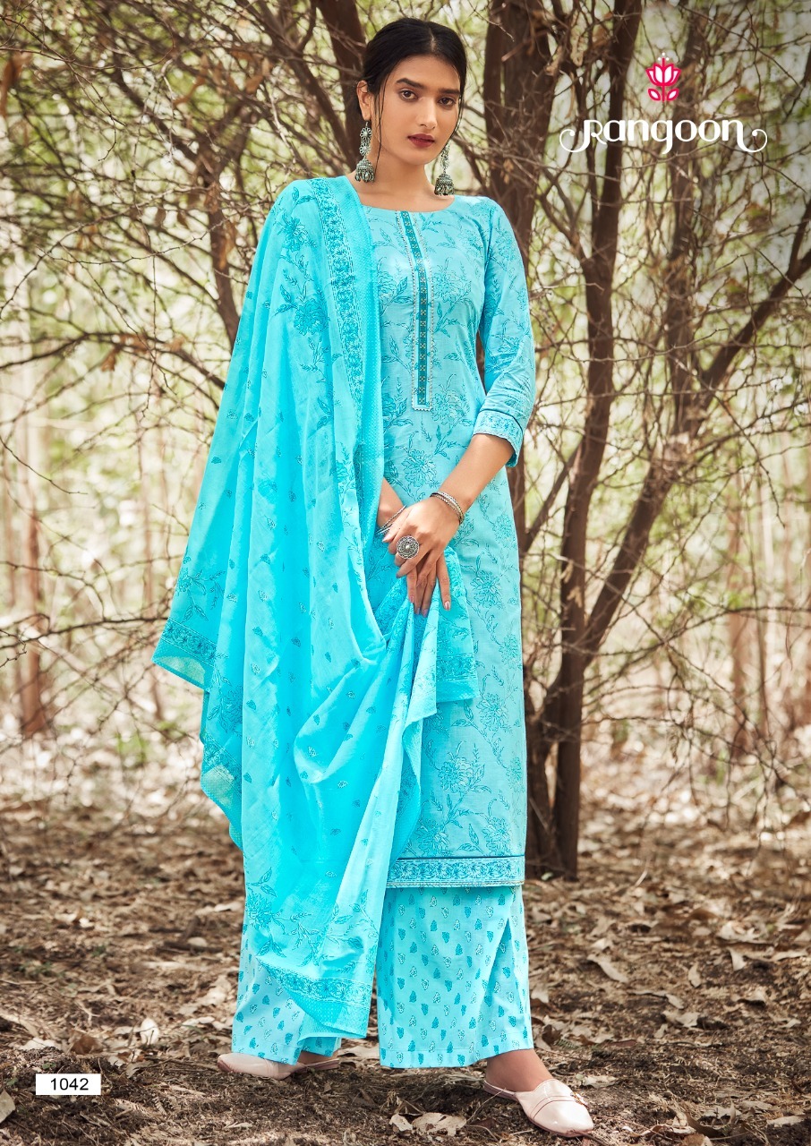 Rangoon Taranika Designer Cotton Salwar Suits Catalog