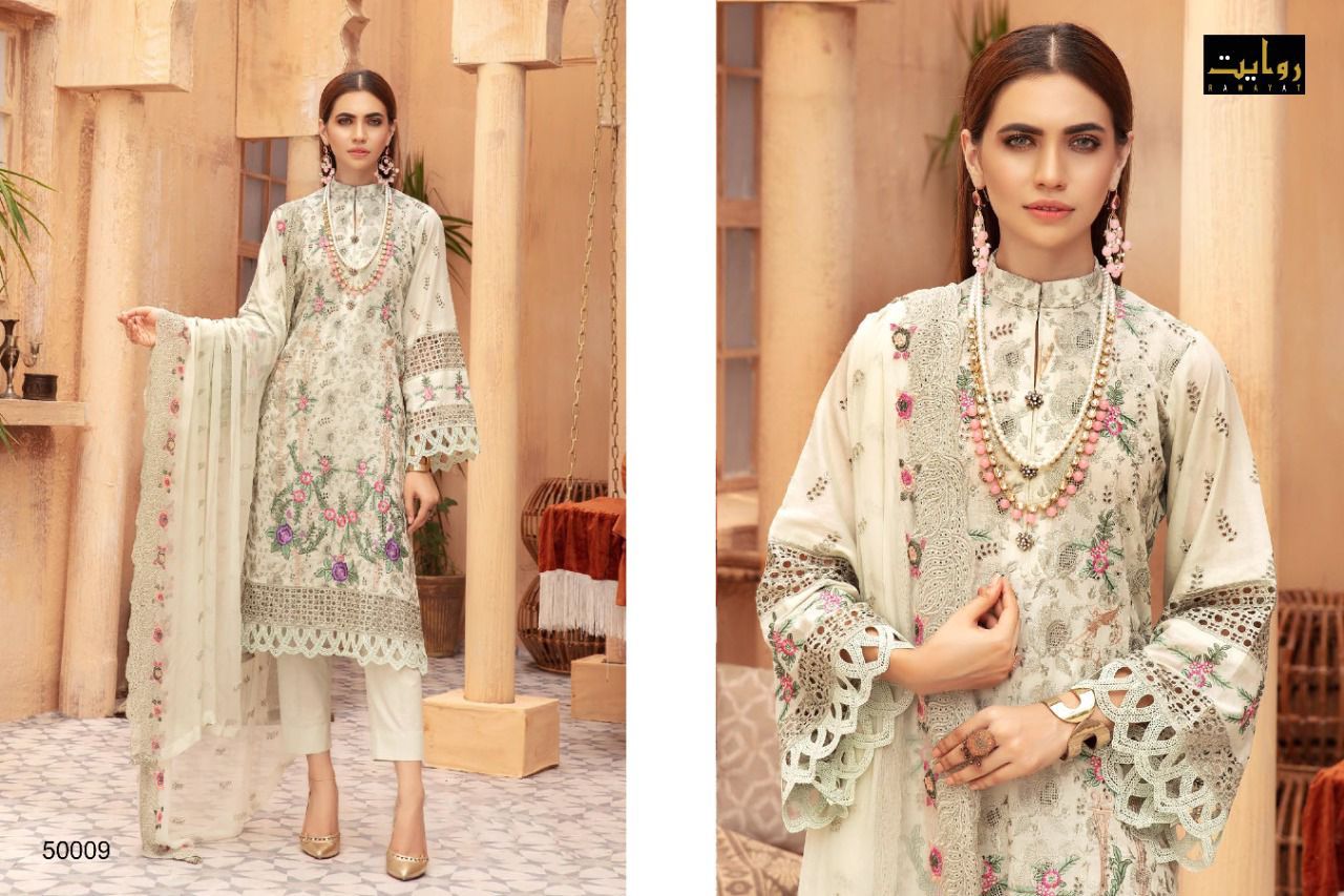 Rawayat Afrozeh Vol  3 Designer Georgette Embroidery Pakistani Salwar Suits Catlog