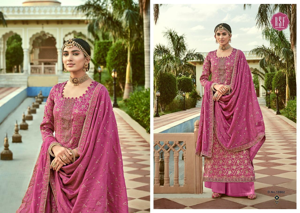 Rsf Swag Vol 7 Beauty Of Jacquard Embroidery Salwar Kameez Catalog