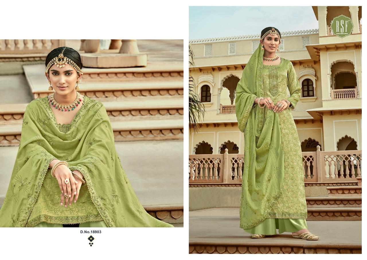Rsf Swag Vol 7 Beauty Of Jacquard Embroidery Salwar Kameez Catalog