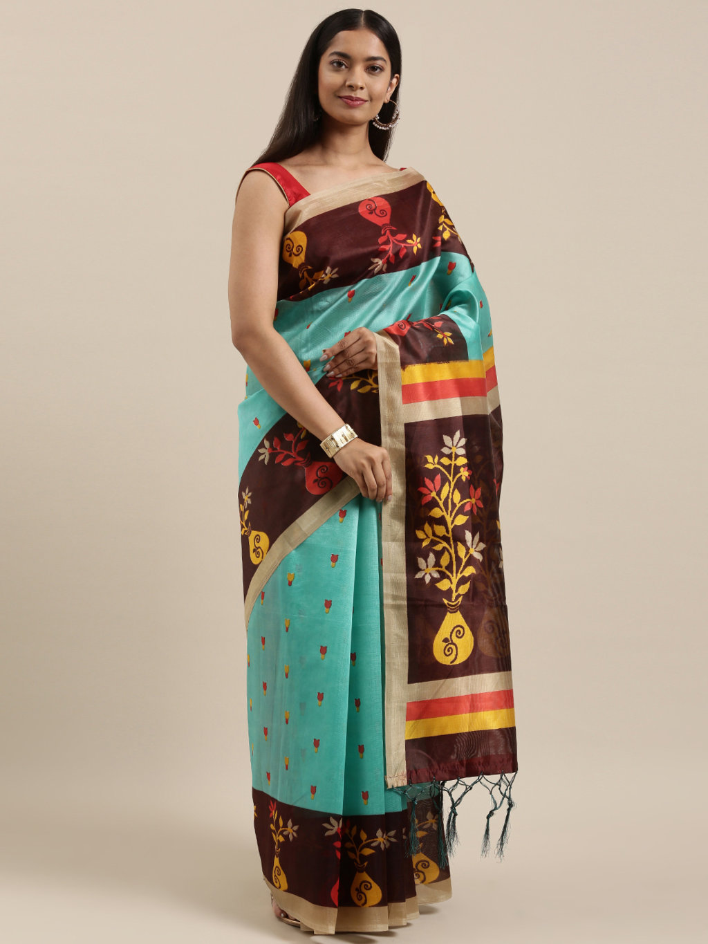 Sangam Presents Ragini Art Silk Sarees