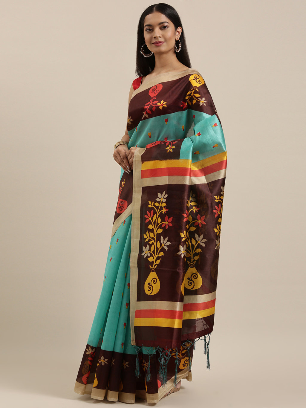 Sangam Presents Ragini Art Silk Sarees
