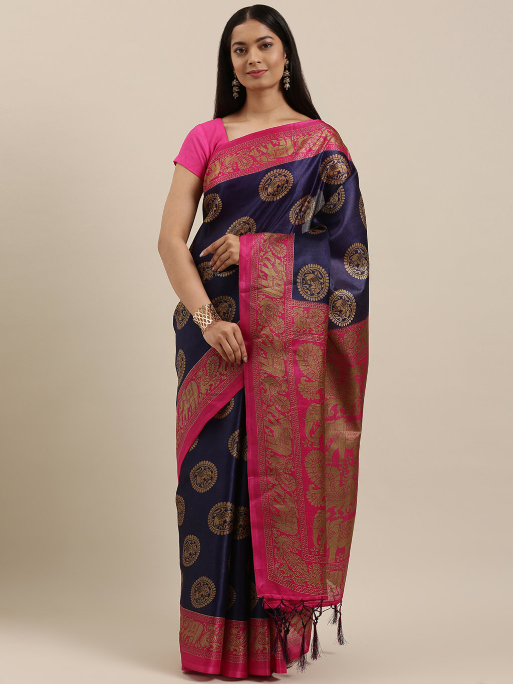Sangam Presents Ragini Art Silk Sarees