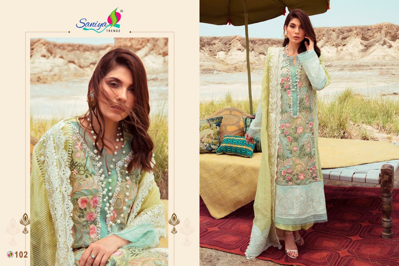 Saniya Crimson Lawn 2021 Cambric Pakistani Salwar Kameez Catalog