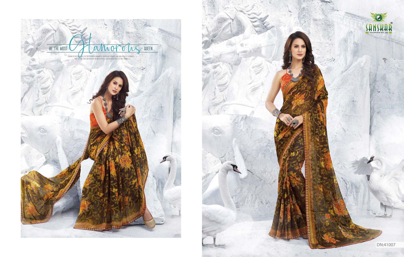 Sanskar Kohinoor Casual Wear Printed Saree Catalog