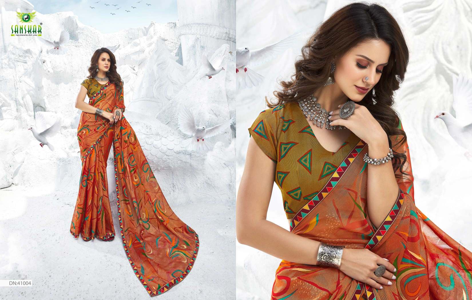 Sanskar Kohinoor Casual Wear Printed Saree Catalog
