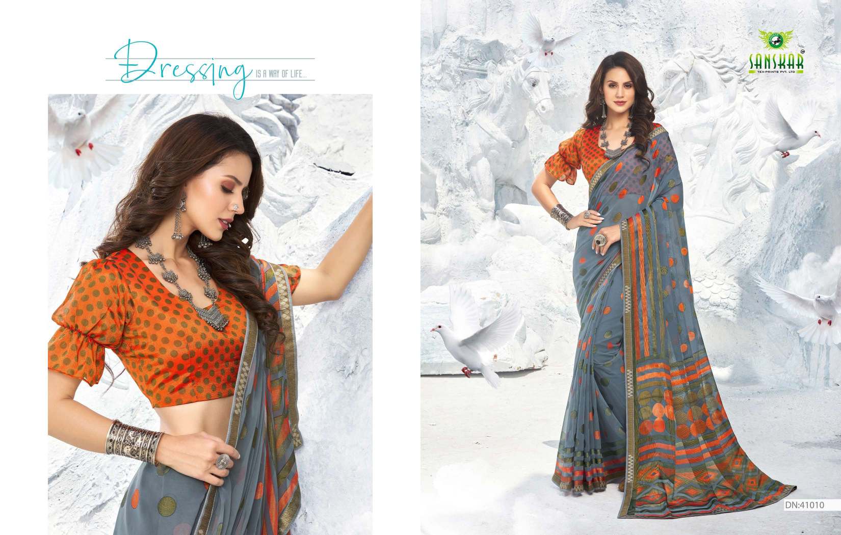Sanskar Kohinoor Casual Wear Printed Saree Catalog