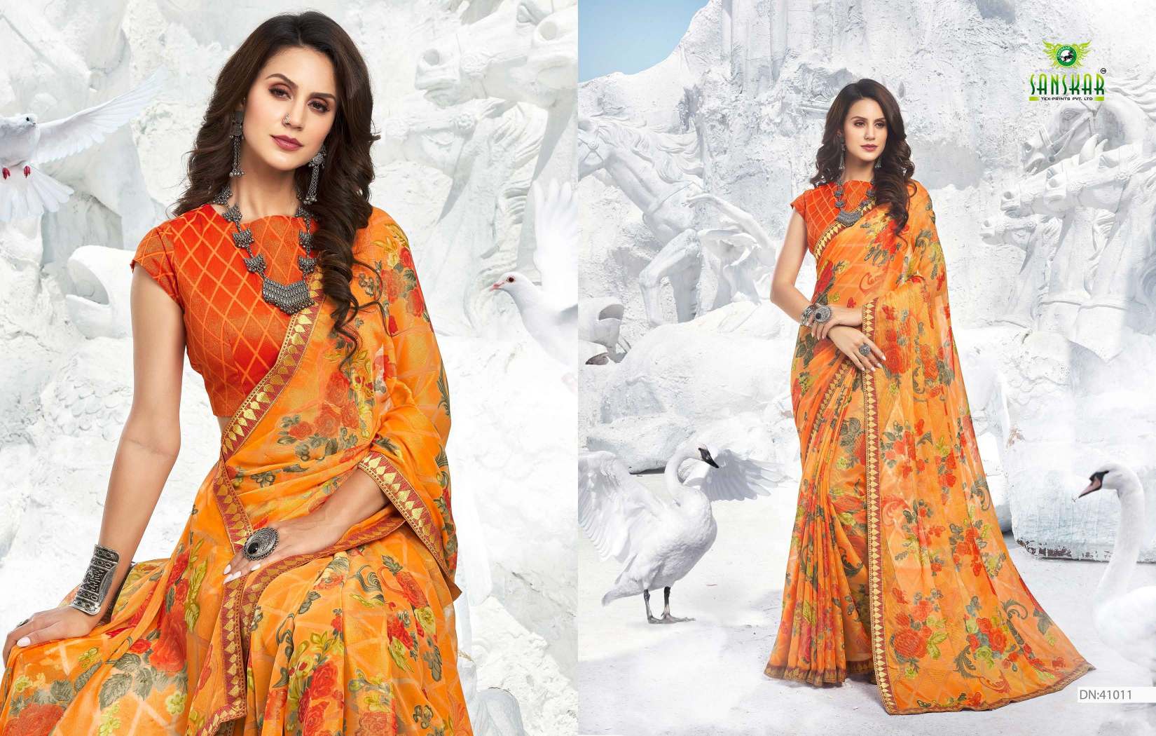 Sanskar Kohinoor Casual Wear Printed Saree Catalog