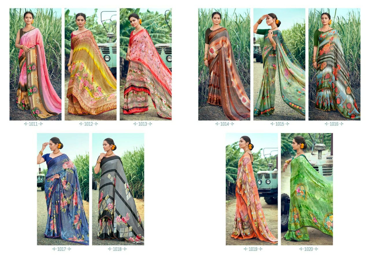 Saroj Hot Cool Vol 2 Wholesale Party Wear Sarees Catalog