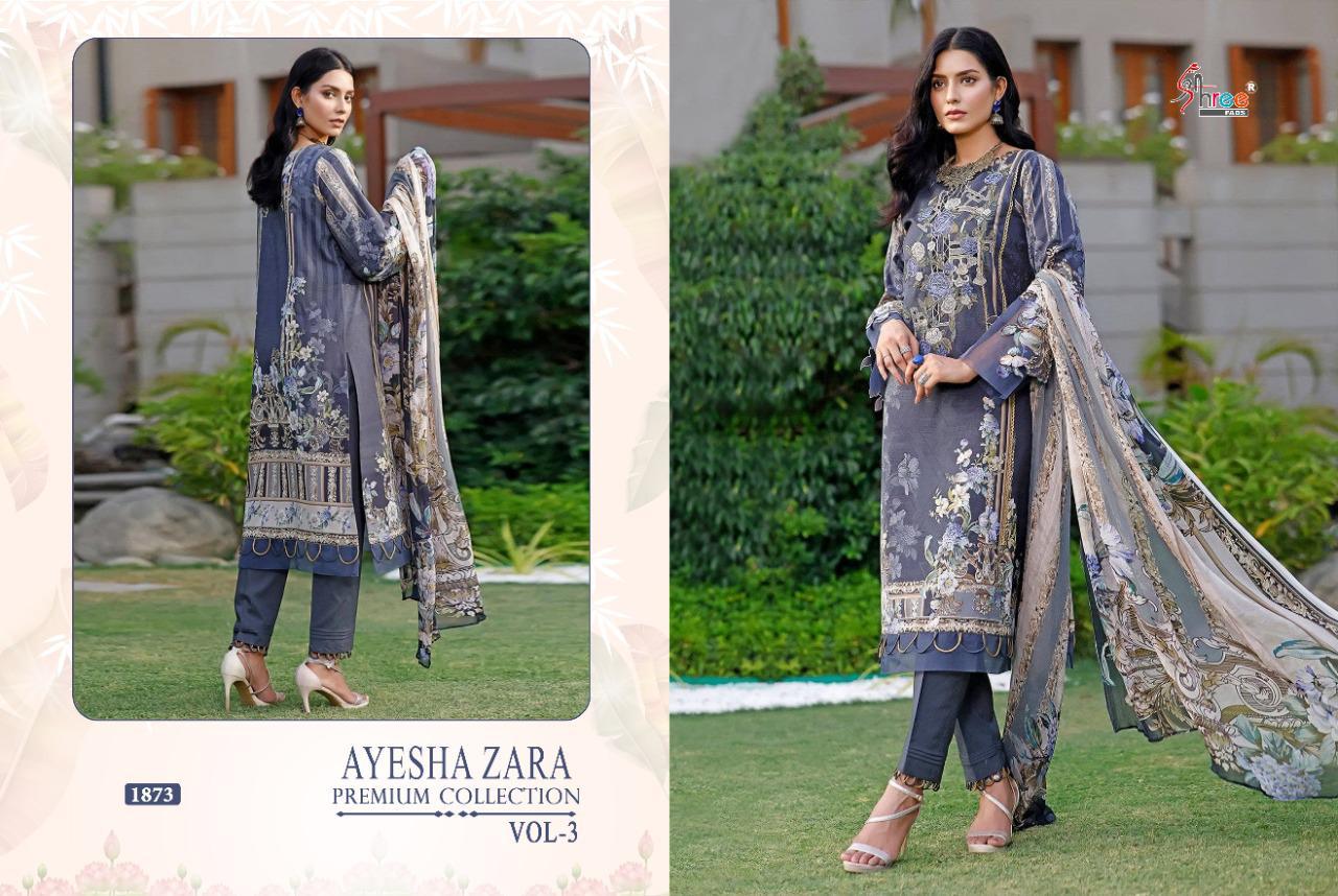 Shree Ayesha Zara Premium Collection Vol  3 Pakistani Salwar Suits Catalog