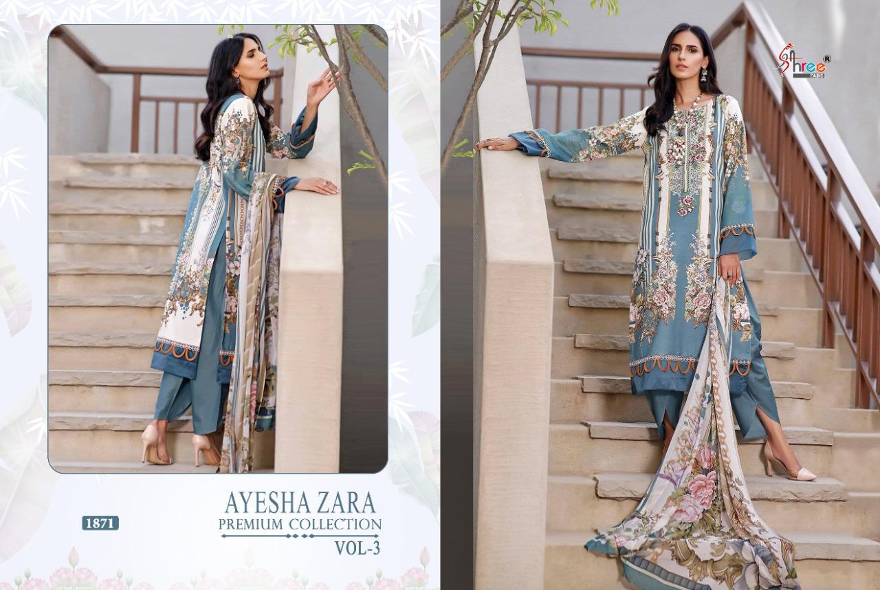 Shree Ayesha Zara Premium Collection Vol  3 Pakistani Salwar Suits Catalog