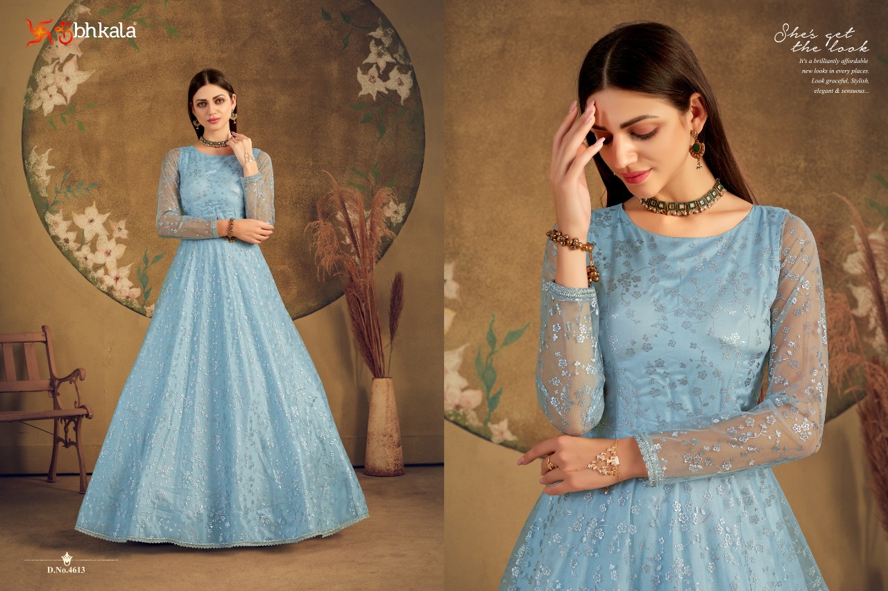 Shubhkala Flory  Vol  16 Exclusive Designer Ladies Gown Collection