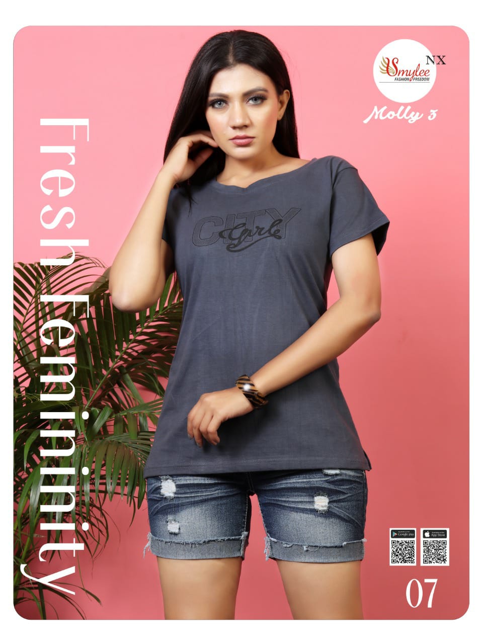 Smylee Molly  Vol 3 Shinker Hosiery Long T Shirt Catalog